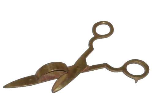 Alte messing dochtschere - messing,
