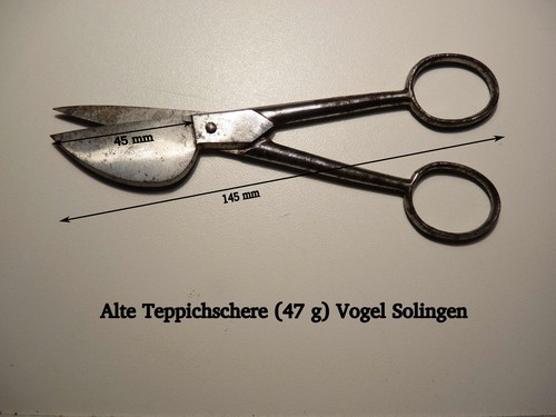 Alte teppichschere - teppichschere, (47