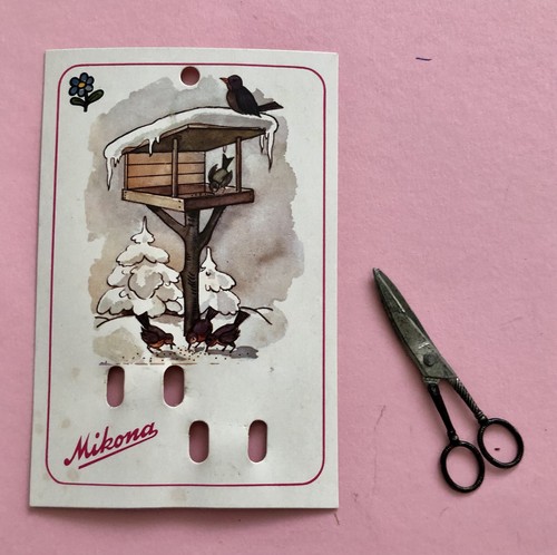 Antike miniatur schere aus - miniatur,